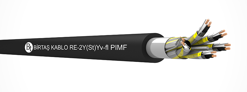 RE-2Y(St)Yv-fl PIMF    70°C  /  300 V Cu/PE/ISCR/OSCR/PVC